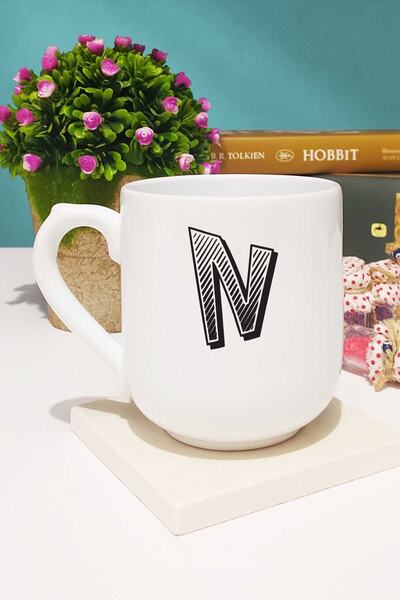 Hedizu Letter Designed N Letter Mug