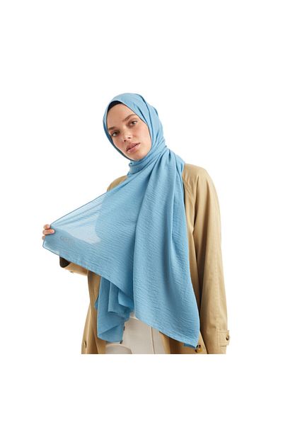 QOZA Indigo Jazz Shawl - Παρουσιάστηκε από Ipekevi