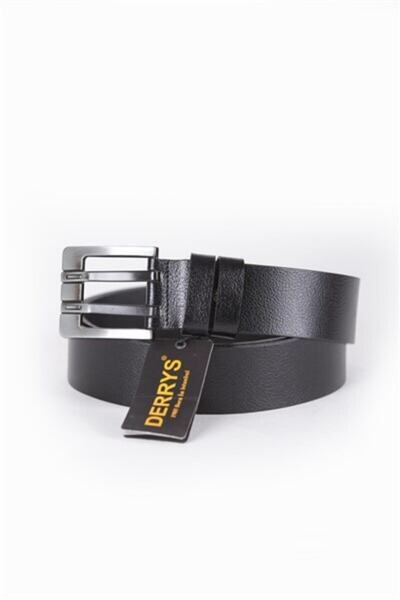 DERRYS Erkek  Italyan Deri Spor Kemer Çift Dilli Toka