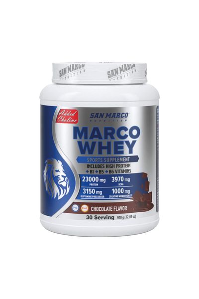 SANMARCO NUTRITION MarcoWhey- 910GrChocolate Flavored