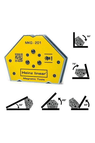 Heinz Linear Heınz Linear Manyetik Kaynak Gönyesi 5 Açılı Kaynak Tutucu