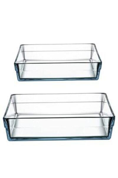 melik's Pyrex Set 2 Pieces Pyrex 59324-59334 Rectangular Set 2 Pieces Pyrex