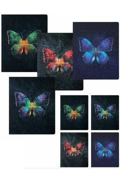KESKİN COLOR Caiet de note Keskin Color Bind-note Butterfly 20x25 Cm 80 Yp cu rigle