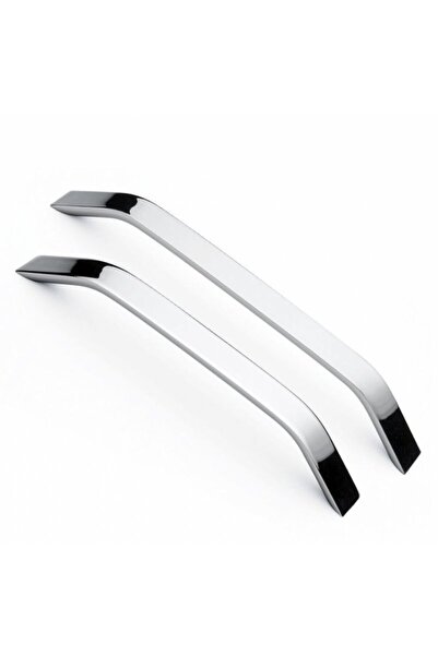 TRS MOBAKS Trs Şahin Krom 192 Mm 10 Adet Dolap Çekmece Vestiyer Kulp