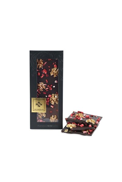 Nin Chocolate Ceviz-çilekli Çikolata Rüyası Bitter Tablet Çikolata 135g
