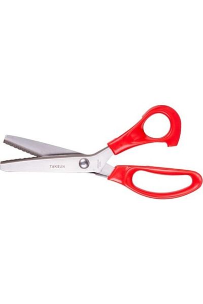 Tokıa Zig Zag Cut Tailor Overcasting Scissors 23.5 Cm Plastic Handle