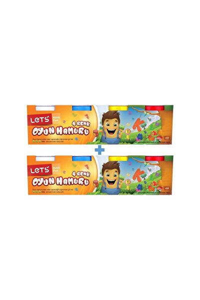 Toys Lets Oyun Hamuru 4 Renk 2tk.