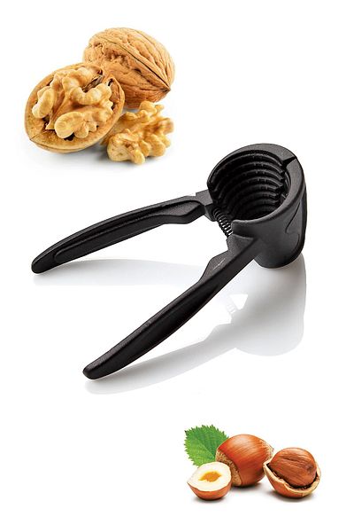 Pazarika Black Coated Metal Casting Walnut Cracker