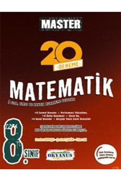 Okyanus Yayınları 8.sınıf Master 20 Li Matematik Denemeleri