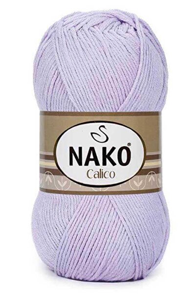 NAKO Calico 11222 Lila El Örgü Ipi