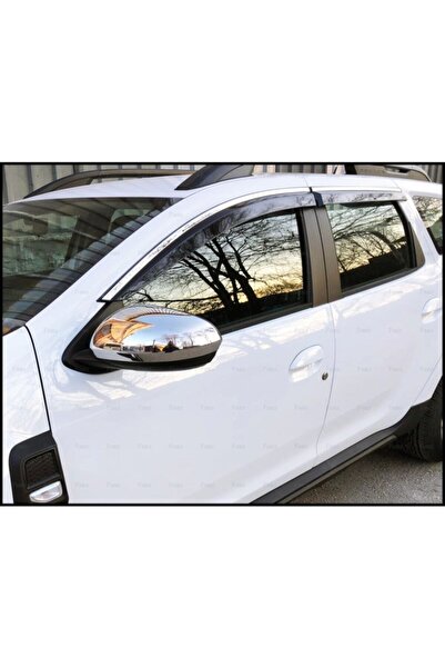 Genel Markalar Yeni Dacia Duster Krom Ayna Kapağı 2018 Üstü 1.kalite Paslanmaz