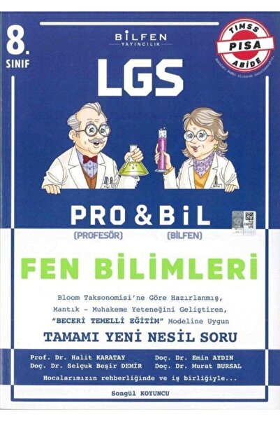 Bilfen Yayınları 8. Sınıf Pro Bil Matematik Fen Türkçe Soru Bankası Seti 3 Kitap