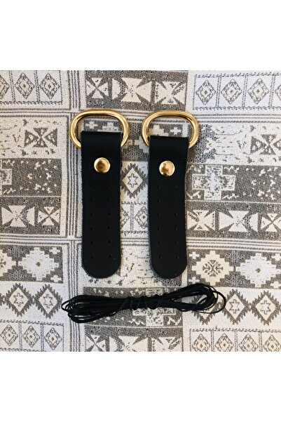 Alfa Tasarım Γνήσιο δέρμα Böce - Κεφαλή καρέκλας με λαβή τσάντας (ΜΑΥΡΟ, ΜΕ Α...