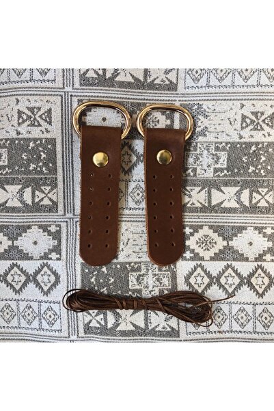 Alfa Tasarım خنفساء من الجلد الطبيعي - رأس خياطة مقبض الحقيبة (مع إكسسوارات ب...