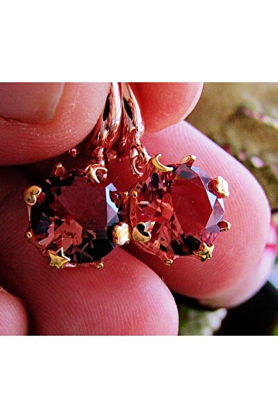 lilahgümüştr Gümüş Zultanit Taşlı Ayyıldız Kalp Yonca Figürlü Kadın Küpe