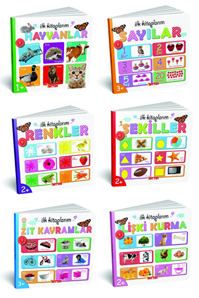 Diytoy Eğitici Ilk Kitaplarım Serisi Set 6 Adet