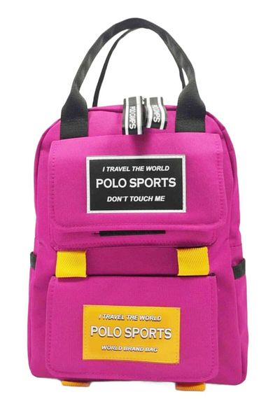 Polo Sport Unisex ροζ σχολικό σακίδιο