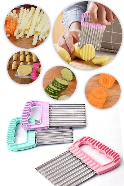 Bastonlu Potato Chips Chopper