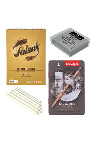 Talens Charcoal Sketch Starter Set - 6