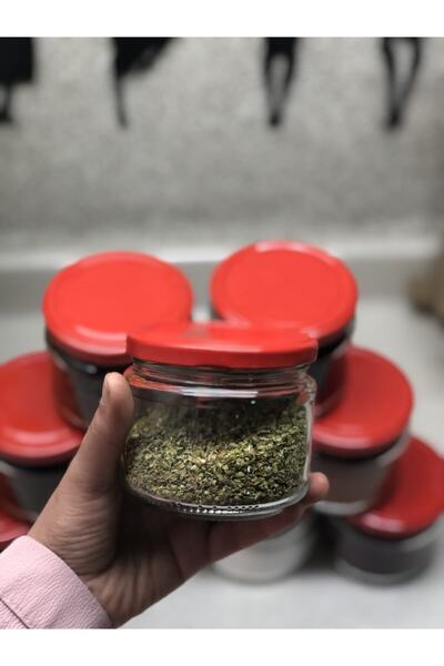 Multiamo Kırmızı Kapaklı 10 Adet 300 Cc Konseve Kavanoz /magnolia/baharatlık Kavanoz