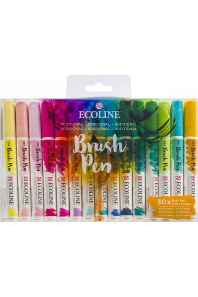Talens Ecoline Brush Pen Set of 30 9006