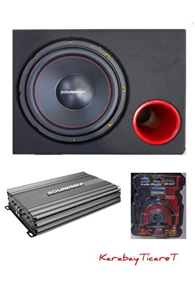 Soundmax Full Ekonomik Paket( 1500 Watt 30cm Bas- 3000 Watt Anfi Ve Benaudio ...