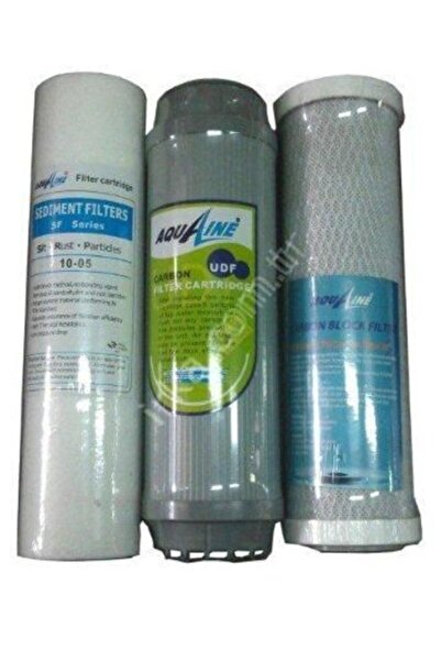 Esli Filtre Üçlü Set ( Spun Karbon + Blok Karbon + Granüllü Karbon )