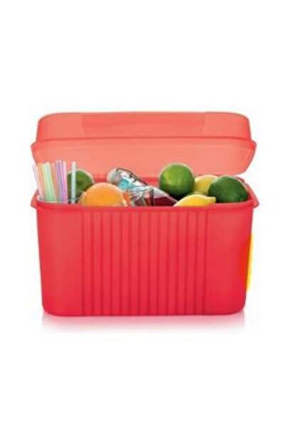 Tupperware Mega Kutu Saklama Kabı Pembe 7.2 lt