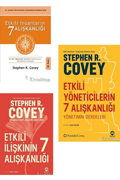 nova kitap Etkili Yöneticilerin 7 Alışkanlığı-etkili Ilişkinin 7 Alışkanlığı-...