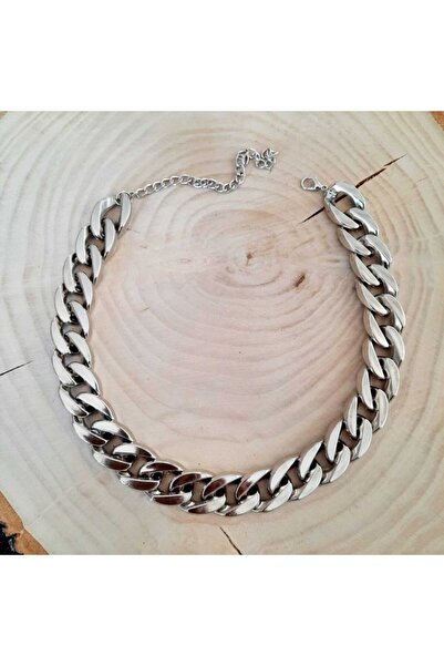canan dizayn Women's Nickel Bone Chain Necklace