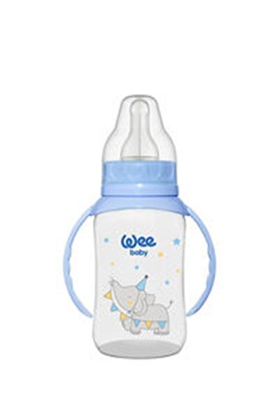 Wee Baby Klasik Kulplu Mavi Pp Biberon 6-18 Ay 150 ml