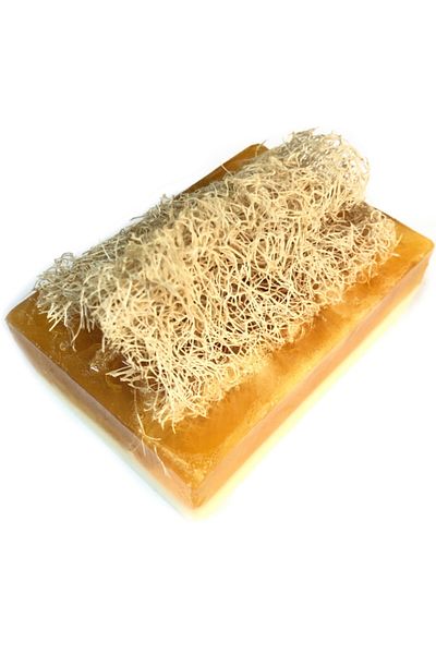 Develi 1973 100% Handmade Natural Pumpkin Fiber Soap - Donkey Milk & Honey Soap