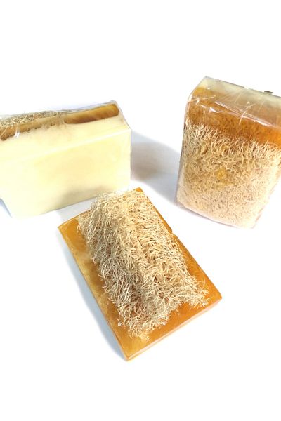 Develi 1973 100% Handmade Natural Pumpkin Fiber Soap - Donkey Milk & Honey Soap