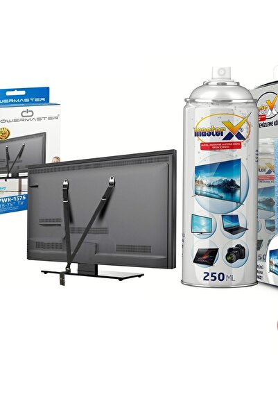 Powermaster 5-75 Inç Tv Askısı Bebek Koruma Güvenlik Kemeri -lcd Tv Bilgisayar Ekran Temizleme Köpüğü