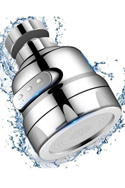 AKCAKESE % 75 Su Tasarruflu 3 Fonksiyonlu Krom Musluk Başlığı Mutfak Ve Lavab...