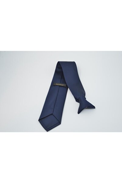 Brianze Ready Tied Navy Blue Clip Tie