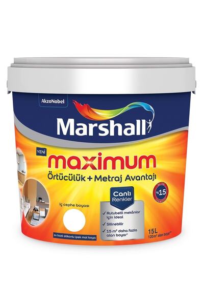 Marshall Maximum 15l (iç Cephe)