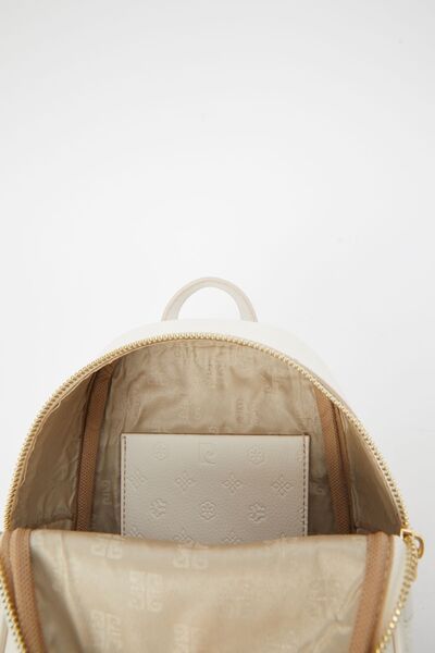 Pierre Cardin Ecru Floater Women's Backpack 05Po24Y1831