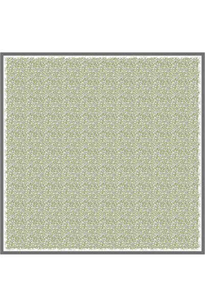 Armine Eșarfă din mătase Tivil cu model verde 8947-51