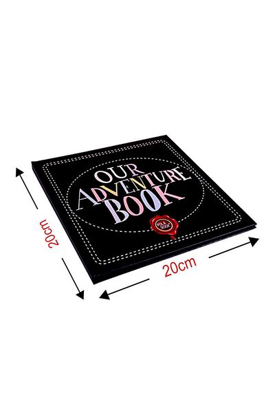 POLABOOK Our Adventure Book Memory Book and Photo Album with White Pen - with Sticker Gift