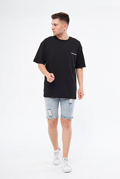 Basic Siyah Oversize Tişört