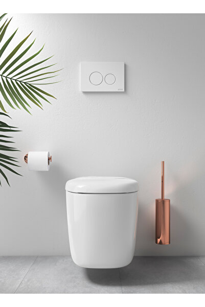 VitrA Plural 126-003-009 Klozet Kapağı, Yavaş Kapanır, Kolay Çıkabilir, Beyaz