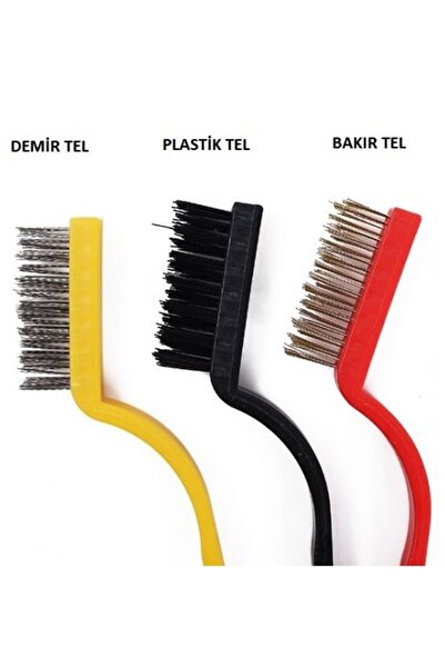 LOVYCO مجموعة مكونة من 3 فرشاة سلكية لإزالة الشحوم والأوساخ ومجموعة تنظيف لفر...