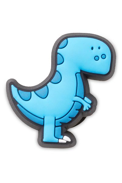 Crocs 10012740 Jibbitz Slipper Ornament Boys Rule Blue Dino