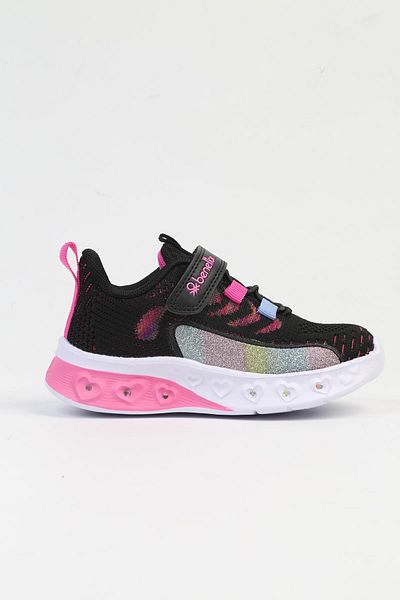 Benetton Lighted Black and White Children's Sneakers - BNI-10124