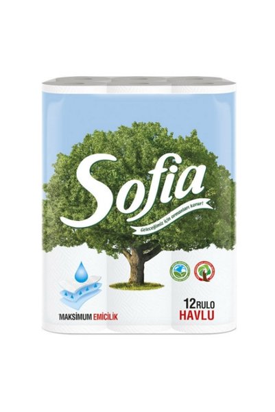 Sofia Kağıt Havlu 12'li Mutfak (6'LI)