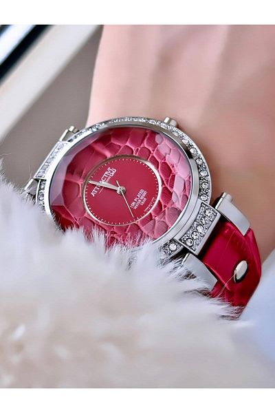 Q&Q Women's Leather Cord Wristwatch
