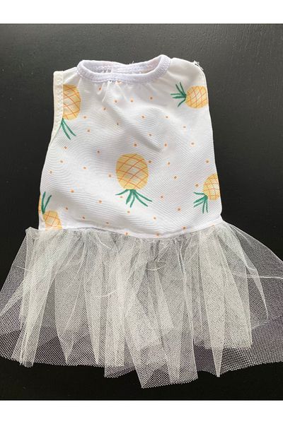 HBM BOUTİQUE Cat dog clothes tutu summer linen fabric