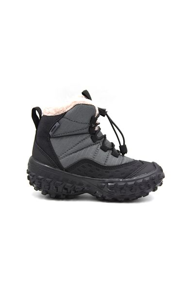Vicco Tiger Phylon Rubber Sole Ορθοπεδικές Παιδικές Μπότες Χιονιού ΜΑΥΡΟ ΧΑΚΙ