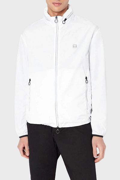 Armani Exchange Regular Fit Stand Collar Seasonal Coat Men's Coat 8NZB07 ZNWFZ 1100